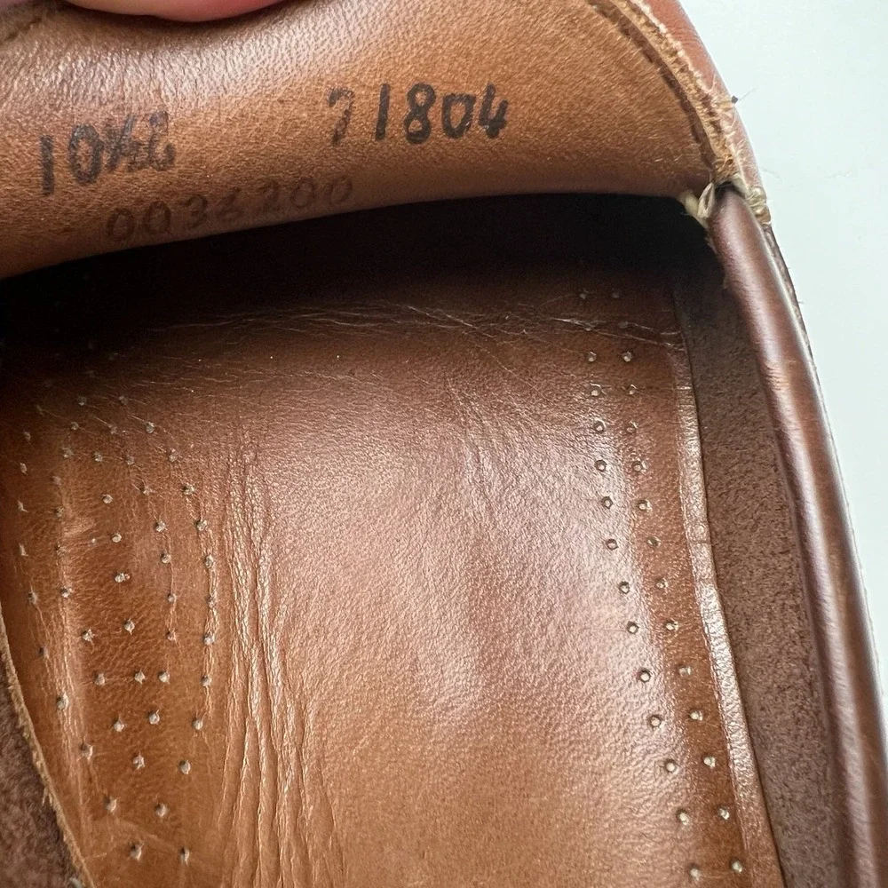 Allen Edmonds Brown Boulder Venetian Driving Moccasins 10.5 E